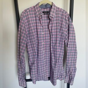 Bugatchi Multicolor Plaid Button Down Shirt